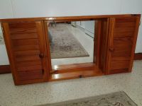 Spiegelschrank, Holzschrank, Regal mit Spiegel massiv holz Kiefer Mitte - Wedding Vorschau