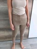 Zara Leder Leggins beige Größe M Sachsen - Riesa Vorschau