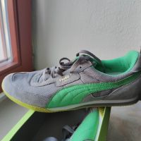 Puma Sneakers teils Leder grün-gelb-grau Sachsen - Reichenbach (Vogtland) Vorschau