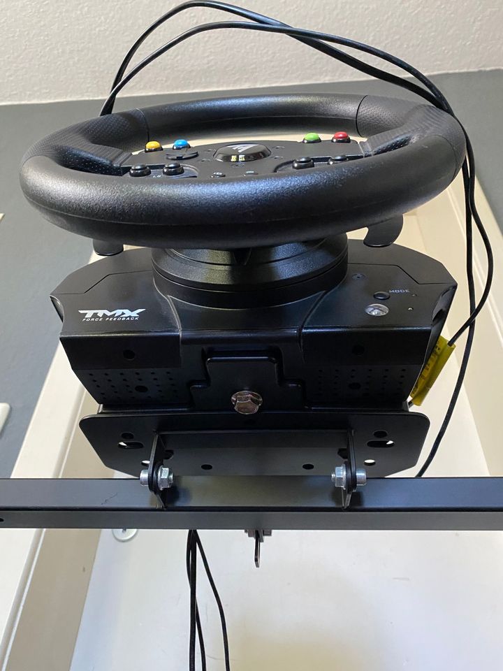 GT Omega APEX Wheel (Lenkrad-, Renn-) Stand + Thrustmaster TMX FF in Oldenburg