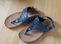 Arizona Gr. 38 Zehensteg Sandalen blau glitzer NEU Bayern - Teublitz Vorschau