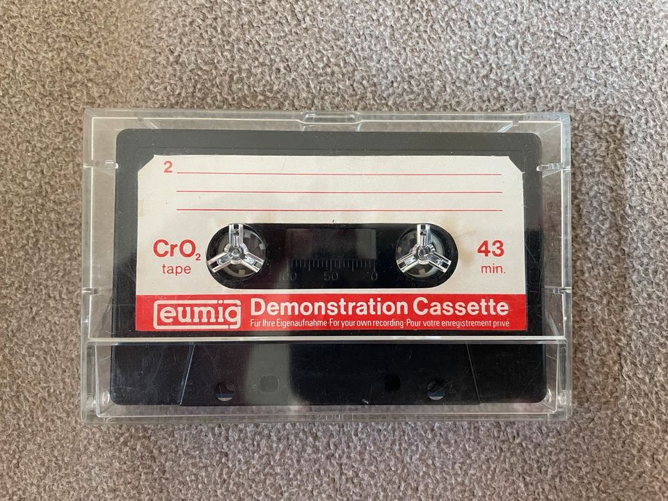 EUMIG Demonstration Cassette Tape Promo Tapedeck FL 1000 rar in Barsbüttel