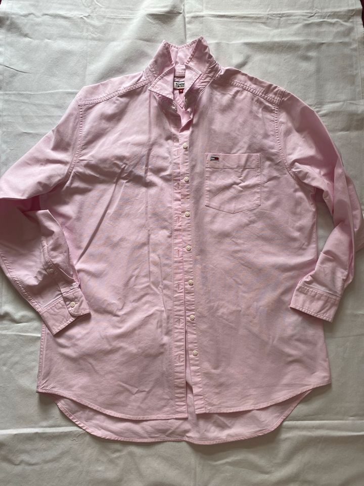 Tommy Hilfiger Bluse Gr. M eher L rosa Damenbluse in Wildau