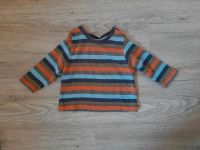 Pullover langarmshirt Shirt gestreift topomini 62 68 blau orange Sachsen - Mülsen Vorschau