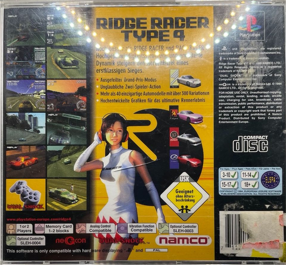 PlayStation 1 Ridge Racer Type 4 in Wiesbaden