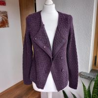 Bonita Strickjacke Cardigan Dirndljacke S lila Glitzer aubergine Thüringen - Meiningen Vorschau