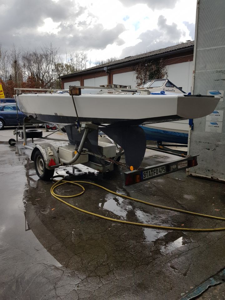 Starboot Segelboot Kielboot zu verkaufen 7m mit Trailer mit Tüv in Dortmund