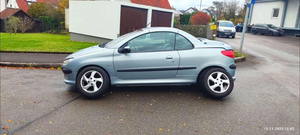 Peugeot 206 cc Cabrio in Kuchen