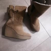 Tolle warme Winter boots stiefel Keilabsatz gefüttert Bayern - Osterhofen Vorschau