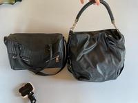 Handtasche Schwarz Leder Optik Groß Umhängetasche Set Rheinland-Pfalz - Kandel Vorschau