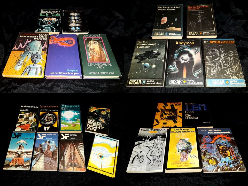 OSTALGIE SCIENCE FICTION Utopie DDR SciFi Romane Bücher Set Paket in Altlandsberg