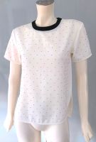 Balenciaga T-Shirt Bluse Weiß Perlen Schwarz 34 XS Shirt White Hamburg-Nord - Hamburg Eppendorf Vorschau