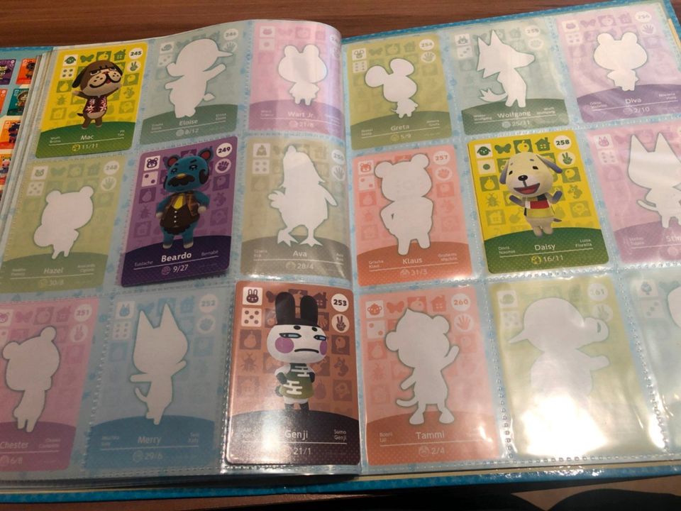Amiibo Animal Crossing Karten Sammlung, mit Album, Tragetasche in Pocking