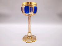 Jugendstil Wein-Glas Römer-Gläser Böhmen blau gold Pokal altes Nordrhein-Westfalen - Herne Vorschau