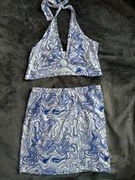 Ibiza Set Kleid rock Shirt S 36 Flieder weiß Sommer Bayern - Coburg Vorschau