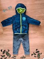 Set Jacke und gefütterte Hose mit Dinos Junge Gr. 80 Thüringen - Erfurt Vorschau