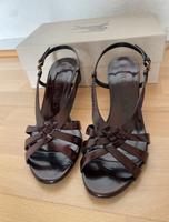 Wunderschöne Burberrysandale 39 rotbraun Lackleder Bonn - Bonn-Zentrum Vorschau