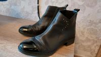 Riecker Gr.38 Stiefeletten teils Lack Frühjahr Herbst edel schön Nordrhein-Westfalen - Mönchengladbach Vorschau