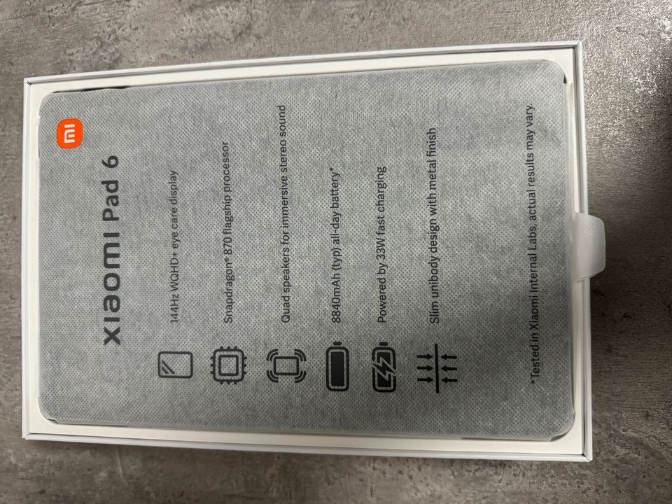 Xiaomi Pad 6 Tablet Gravity Gray 6GB Ram 128GB Rom Neu in Groß-Gerau