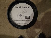 "der Lichtsack"  Designlampe in schwarz, Länge 23cm,Breite 12cm Hessen - Wiesbaden Vorschau