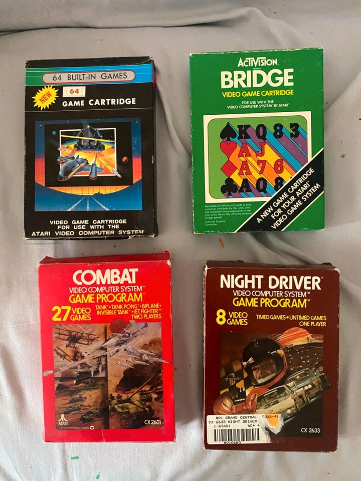 Atari 2600 Cartridges / Module Videospiele patches konsolen cases in Berlin