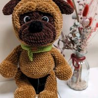 Mops amigurumi Geschenkideen gehäkelt Nordrhein-Westfalen - Mönchengladbach Vorschau