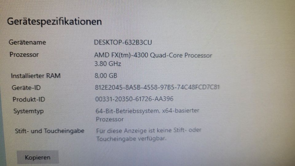 AMD FX Quad-Core PC in Rendsburg