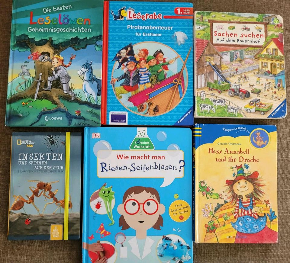 Wäschewanne voller Kinderbücher in Waldsassen