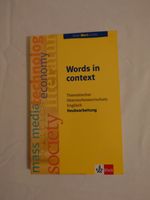 Klett - Words in context - Thema. Oberstufenwortschatz Englisch Baden-Württemberg - Emmendingen Vorschau