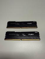 HyperX Fury 16GB DDR4 3200MHz CL16 RAM Schwarz HX432C16FB3K2/16 Baden-Württemberg - Neuried Vorschau