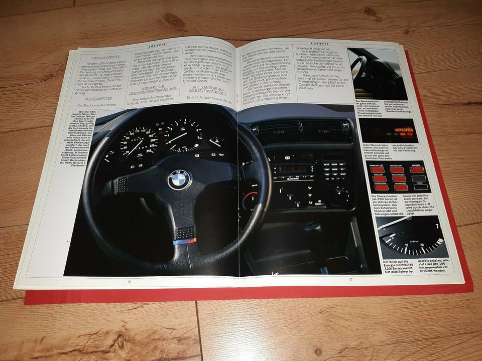 ORIGINAL Verkaufsprospekt BMW 3er E30 316 318 320 von 1987 in Hasselroth