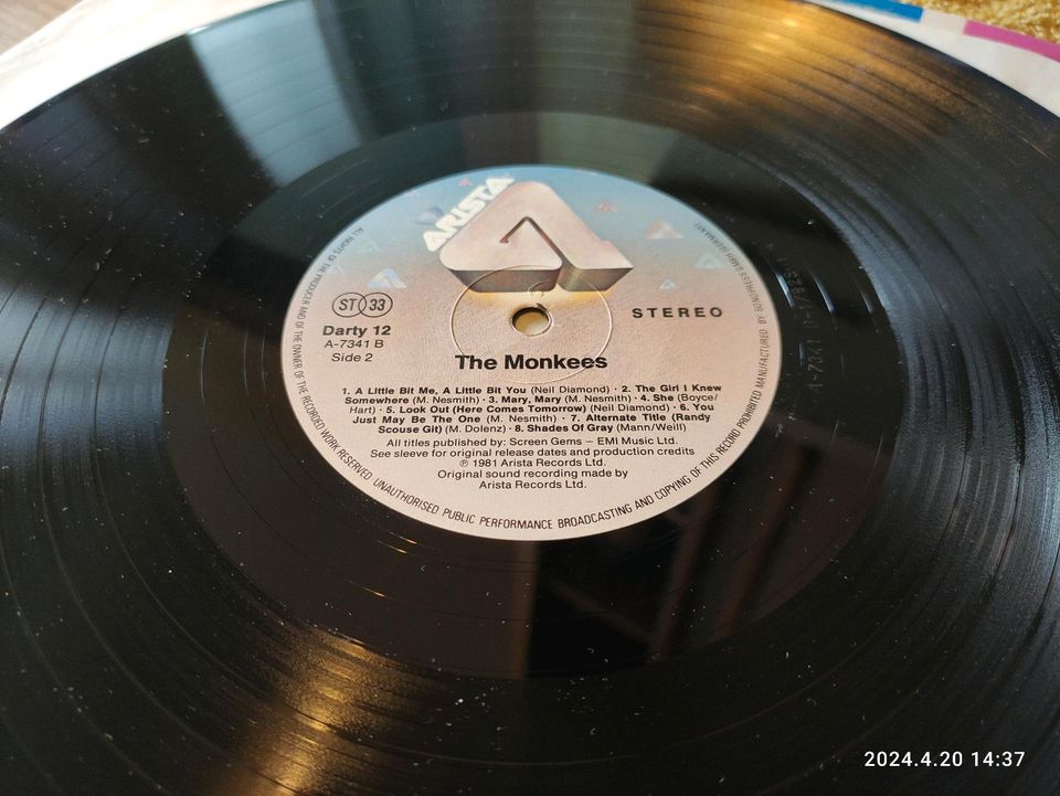 2x John Lennon 1x The Monkees Schallplatten in Morschheim