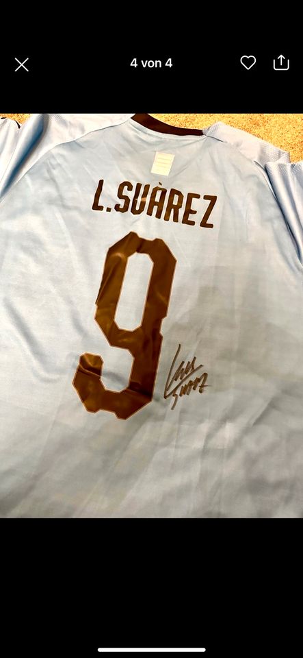 Luis Suarez Uruguay Trikot Jersey signed signiert Proof! in Gütersloh