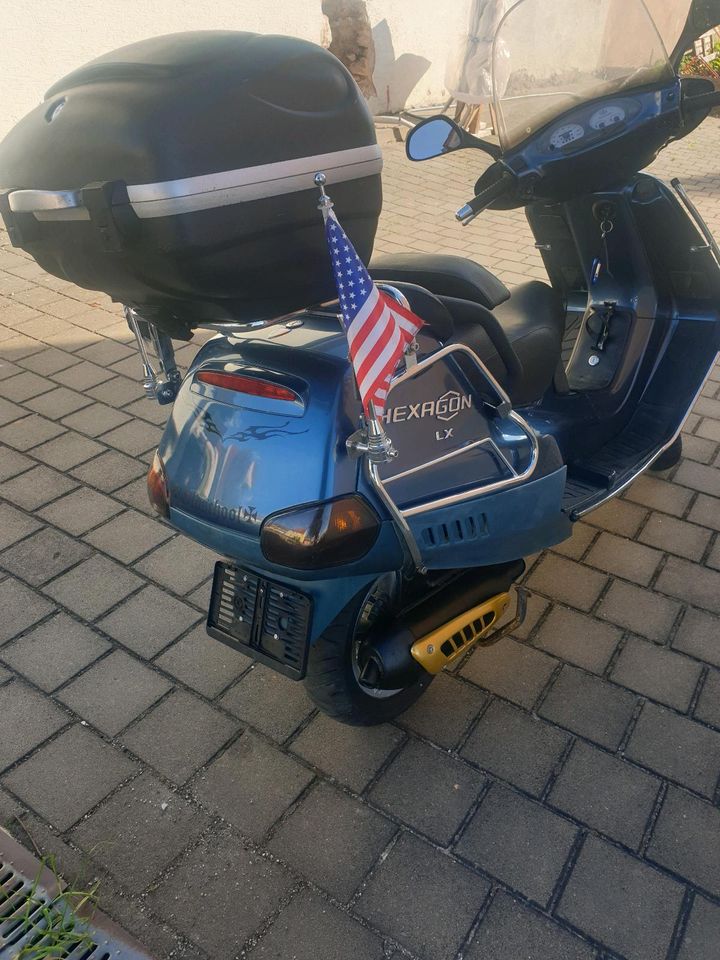 Piaggio Hexagon 125 LX Tausche auch gegen e bike in Fremdingen