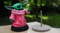 Pink BABY YODA rosa Grogu Figur Star Wars Mandalorian Custom Unik Brandenburg - Altlandsberg Vorschau