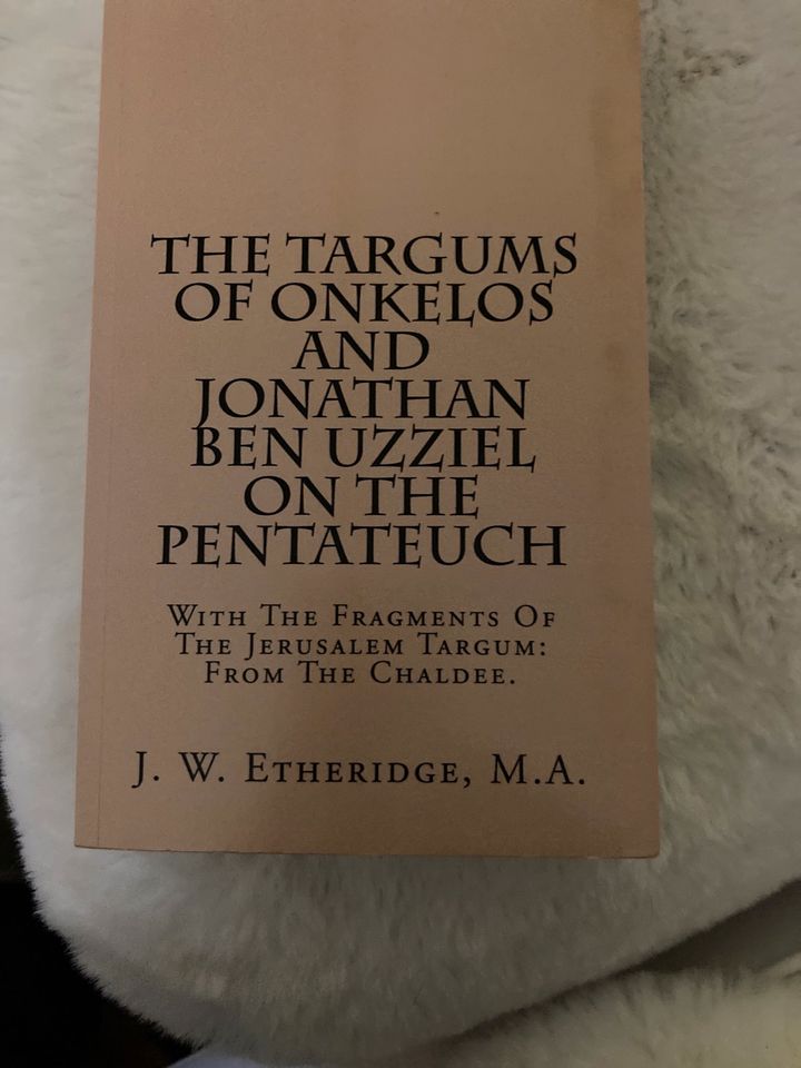 Buch THE TARGUM OF ONKELOS AN JONATHAN BEN UZZIEL ON THE PENTATEU in Köln