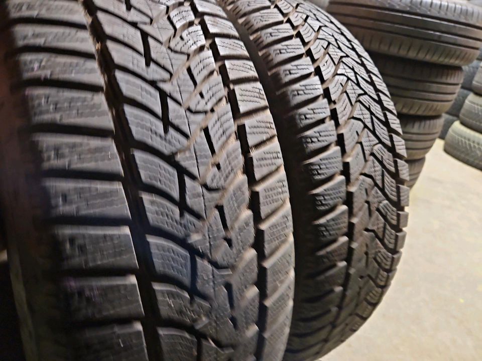 2x 195 55 R16 87H XL 7,5mm Dunlop Winterreifen in Stuttgart