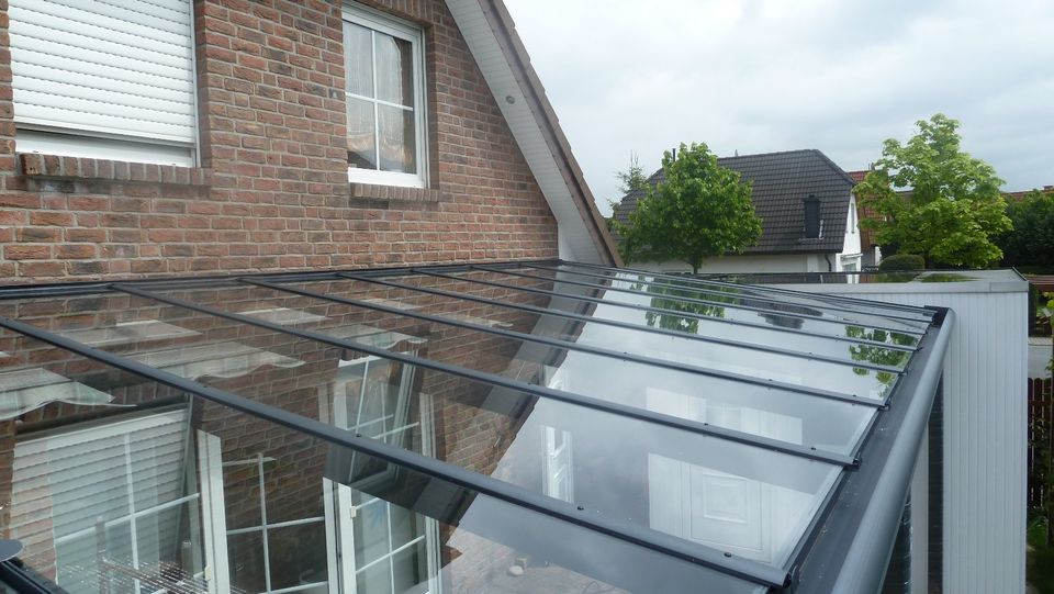 Alu Terrassenüberdachung Wintergarten 700x350 Meter VSG Glas in Osnabrück