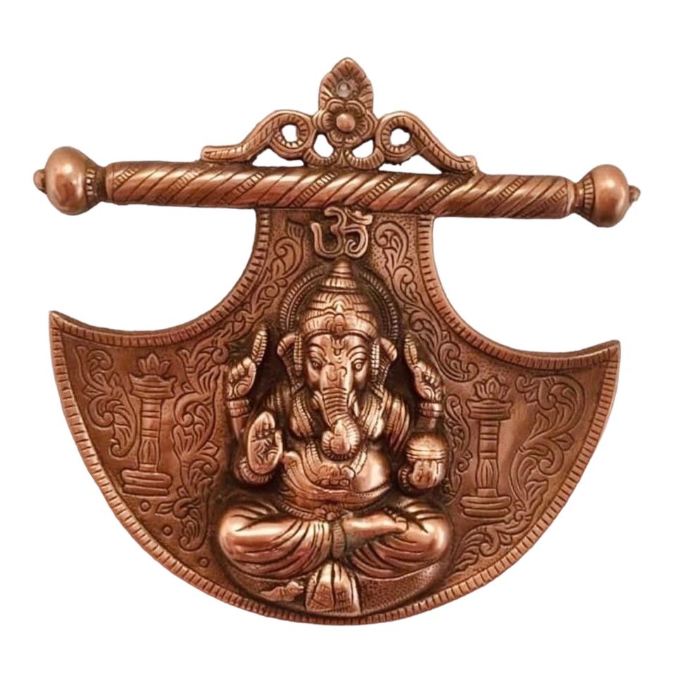 Ganesha Wandbehang mit OM Symbol auf Axt, Meditation Yoga in Weil im Schönbuch