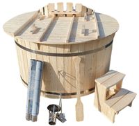 HotTub Badefass Pool Badezuber NEU 180 cm Badebottich mit Heizung Nordrhein-Westfalen - Hüllhorst Vorschau