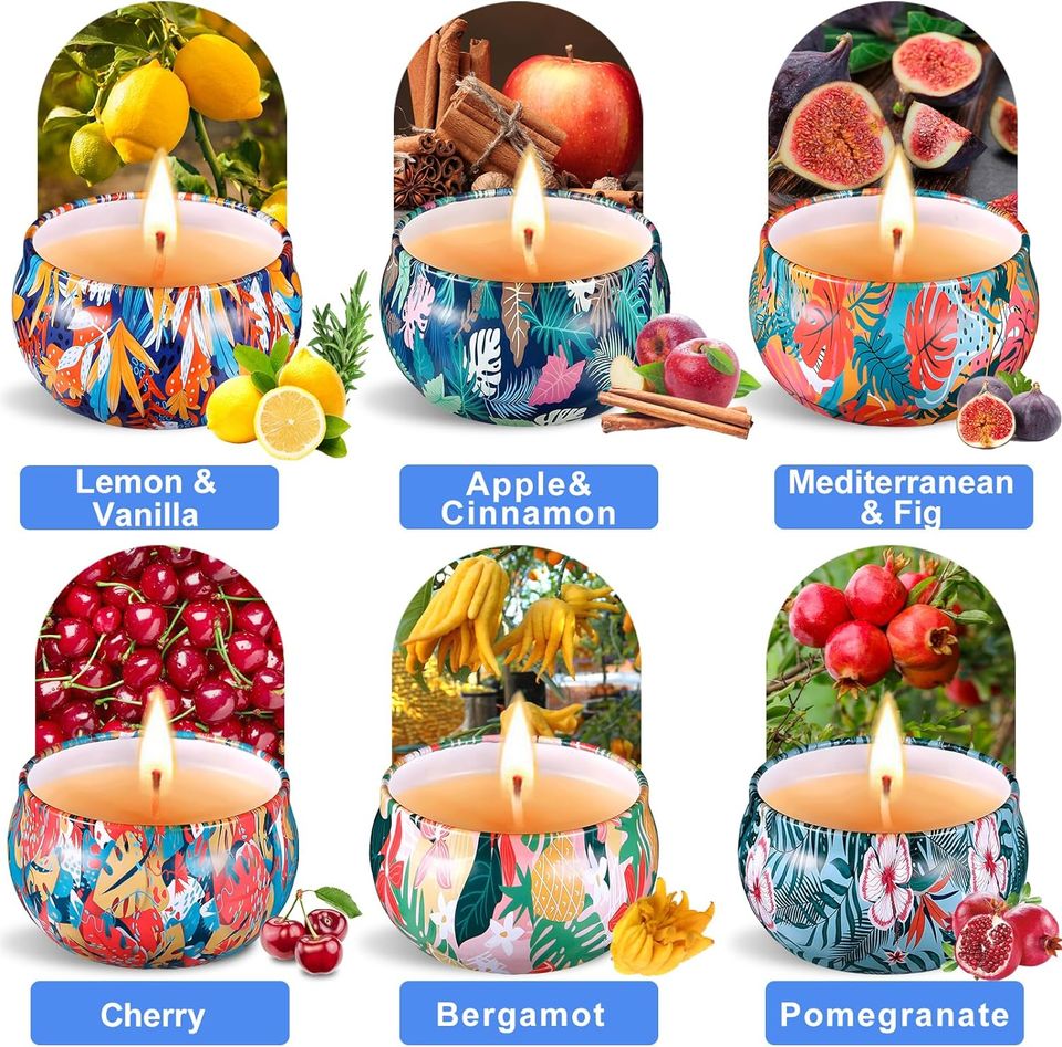 Duftkerze Set 6 Stück Scented Candle Set Geschenkset NEU in Hamburg