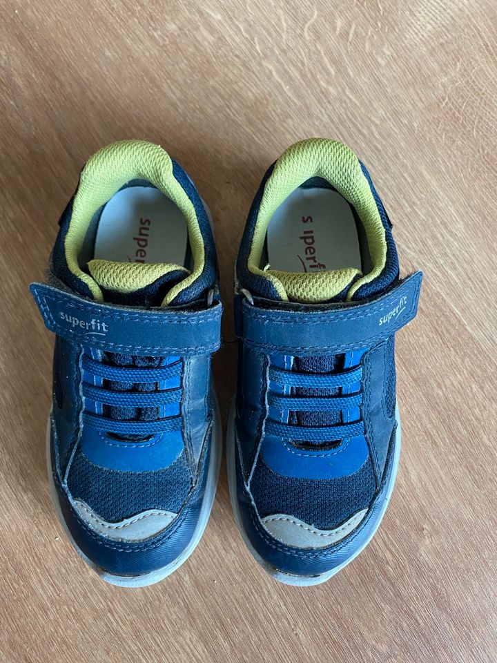 Superfit Schuhe Größe 26 in dunkelblau/grün in Lütjensee