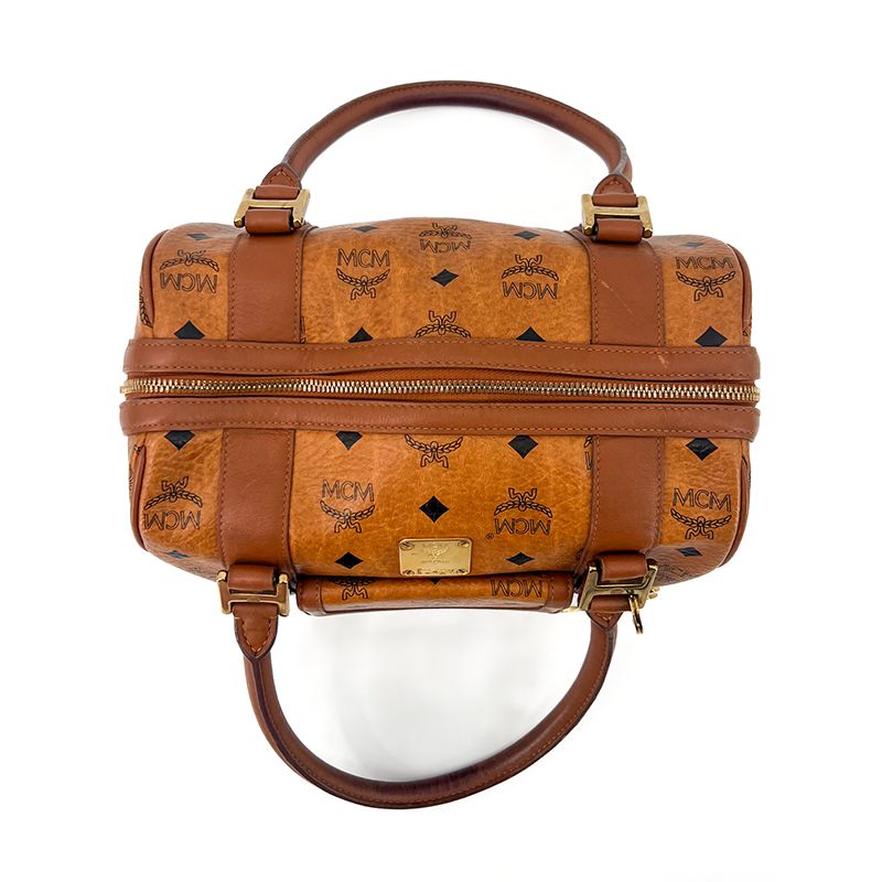 MCM Boston Monogram Cognac oder Schwarz mit Echtheitszertifikat in Hemmingen