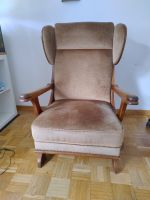 Vintage Armsessel aus Massivholz - Vintage armchair Mitte - Wedding Vorschau