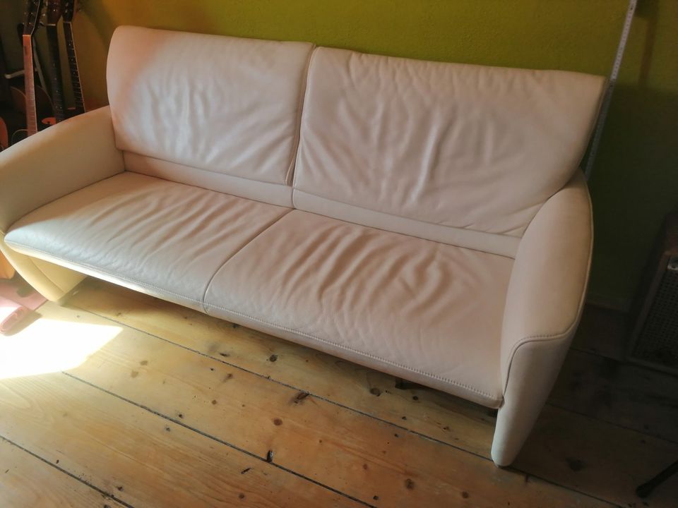 Jori Sofa 2.5 Sitzer , ein Traum in weißem Leder! in Haßloch