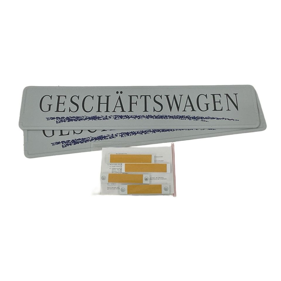 Geschäftswagen Einleger für Auto Kennzeichen Halter 520x110 mm * in Gera