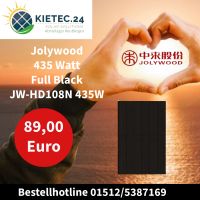 Jolywood JW-HD108N 435W Full Black – Bifazial Glas-Glas PV Modul Baden-Württemberg - Eberstadt Vorschau