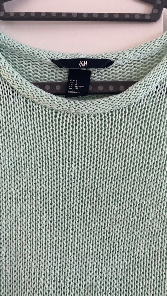 H&M Strickpullover Mint mit 3/4 Arm in Holzwickede