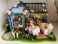 DIY Miniatur "English Village Shop" Rosengarten mit Licht + Musik Rheinland-Pfalz - Kaiserslautern Vorschau