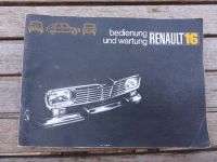 Renault 16 R16 Bedienungsanleitung Nordrhein-Westfalen - Hennef (Sieg) Vorschau